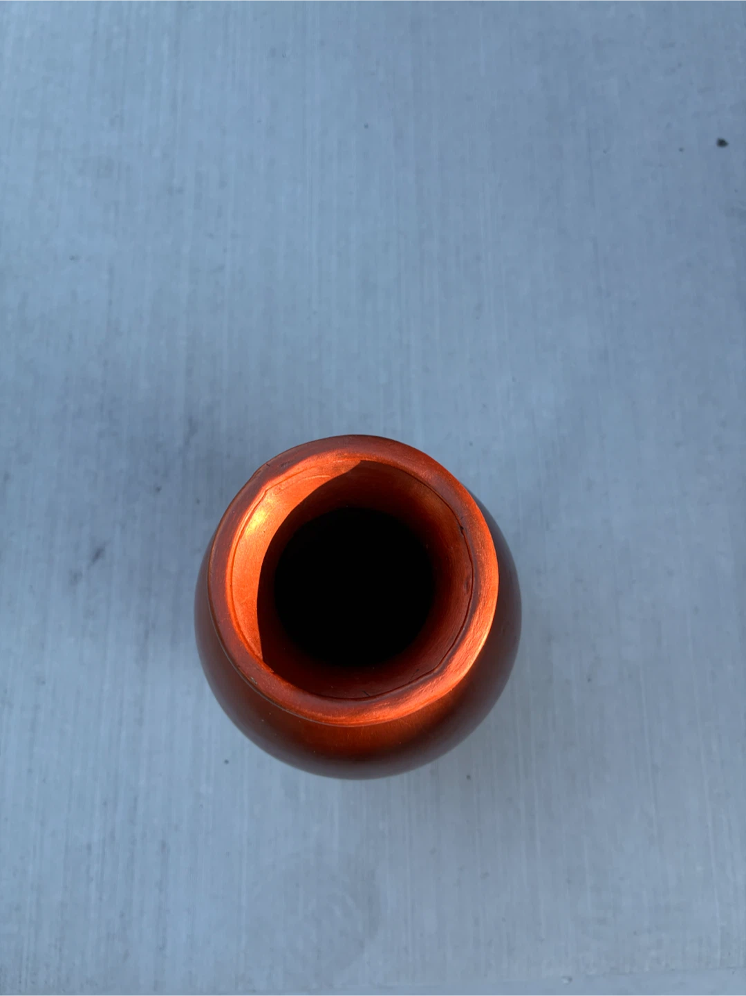 Hall China Company Vase - Orange Floral - photo 3