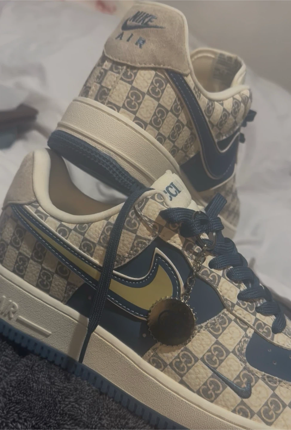 Nike Air Force 1 "Gucci" Custom Sneakers