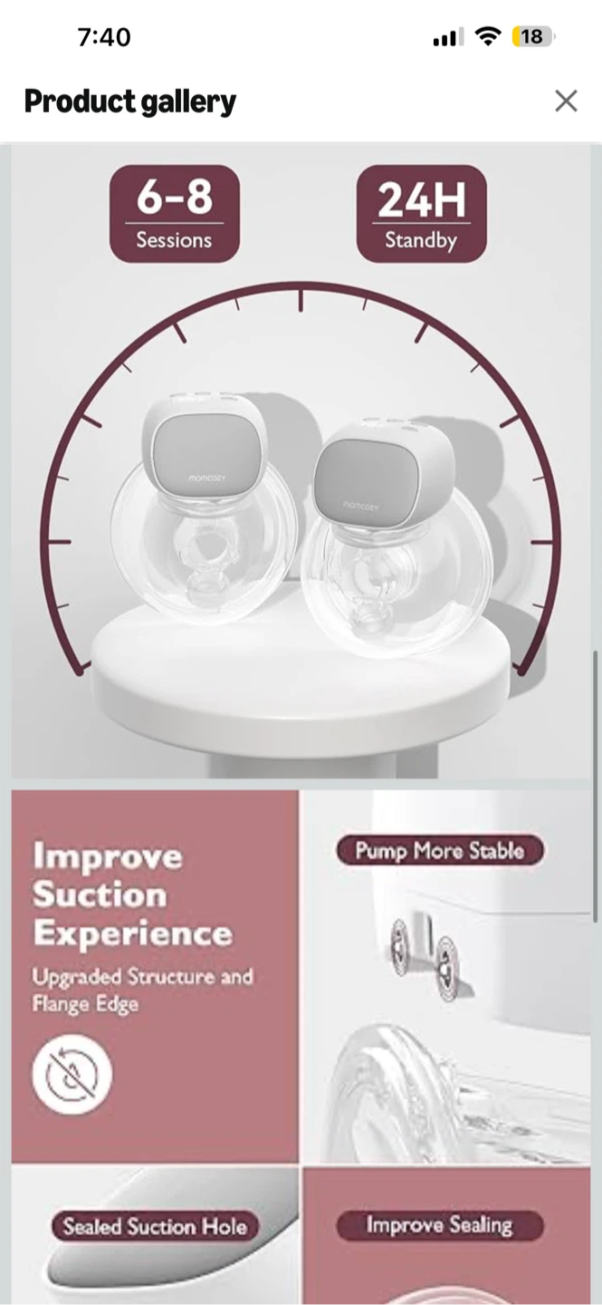 Momcozy S9 Pro Wearable Breast Pump NEW - photo 4