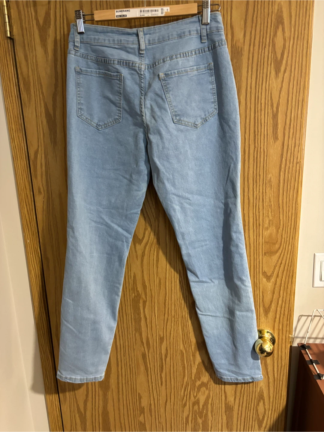 Light Wash Denim Jeans - photo 2