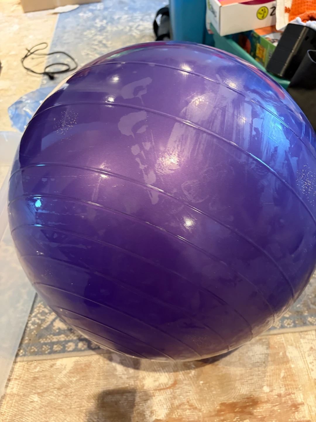 Purple Exercise Ball