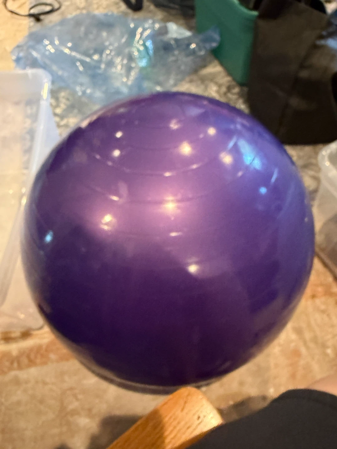 Purple Exercise Ball - photo 2