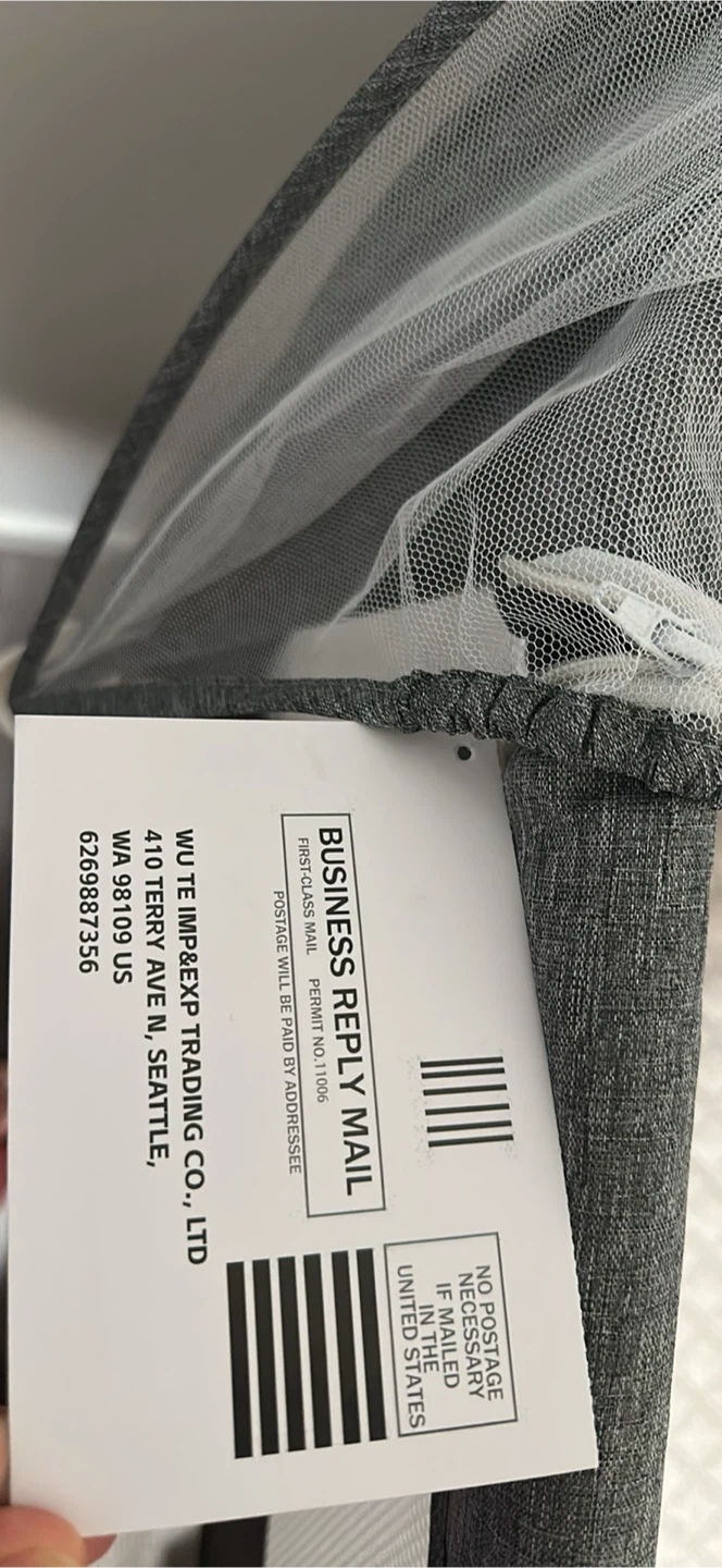 Grey Bassinet with Mosquito Net - photo 3
