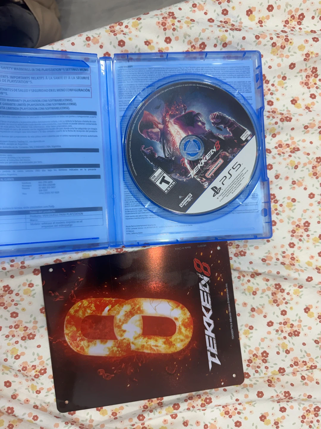 Tekken 8 PS5 Game with Metal Poster