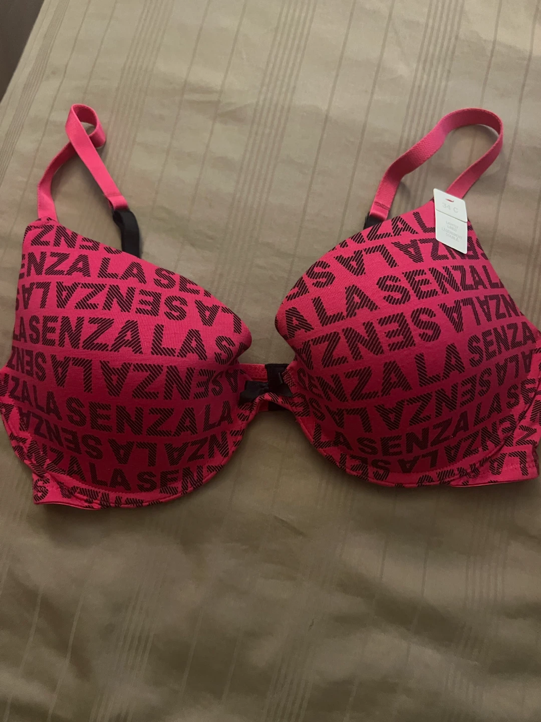 La Senza Lace Print Bra 34C