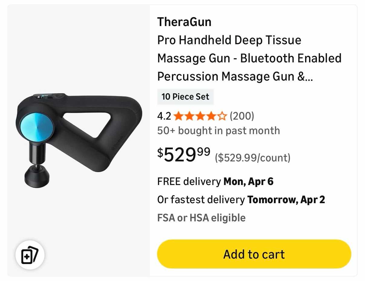 Theragun Pro Handheld Deep Tissue Massage Gun w/ Wall Mount - photo 4