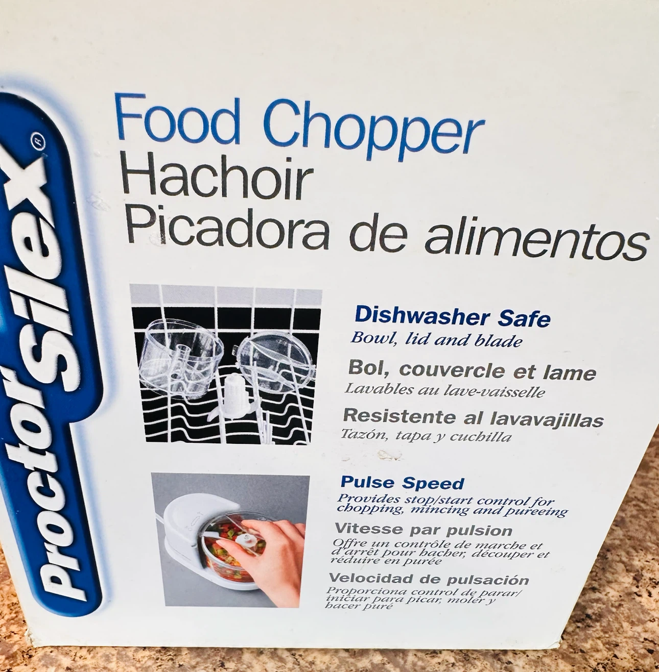 Proctor Silex 1 1/2 Cup Food Chopper White 72500R - photo 3