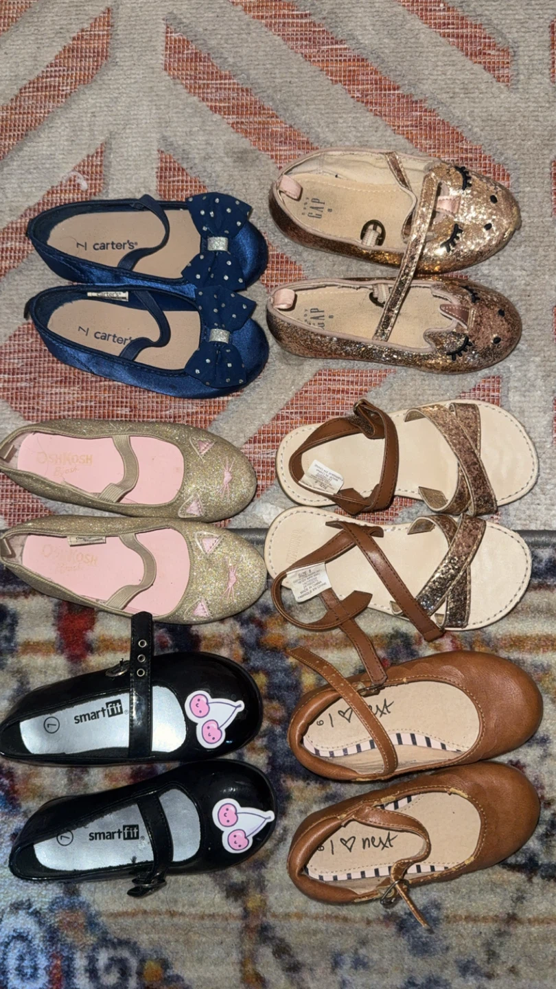 Girls' Shoes Bundle - Carter's, OshKosh, SmartFit, Next