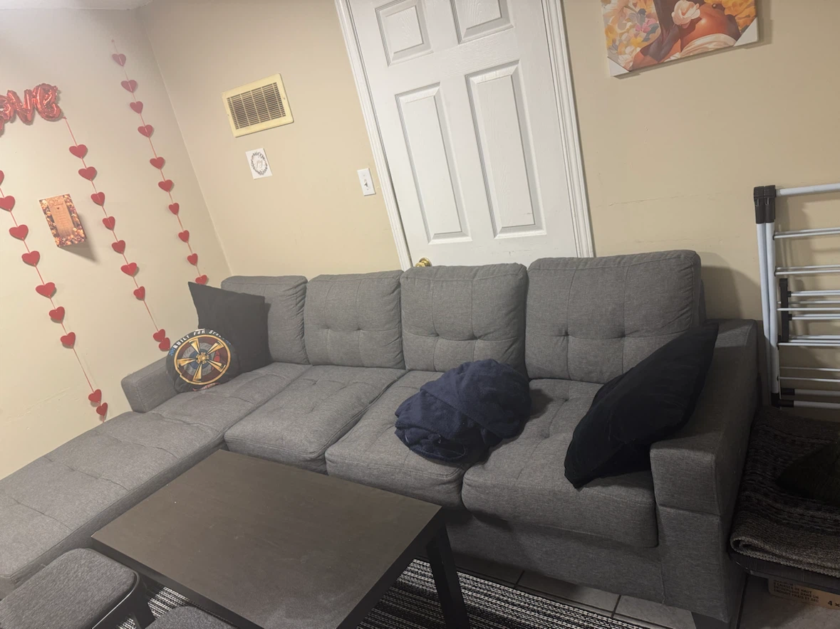Grey Sectional Sofa - photo 2