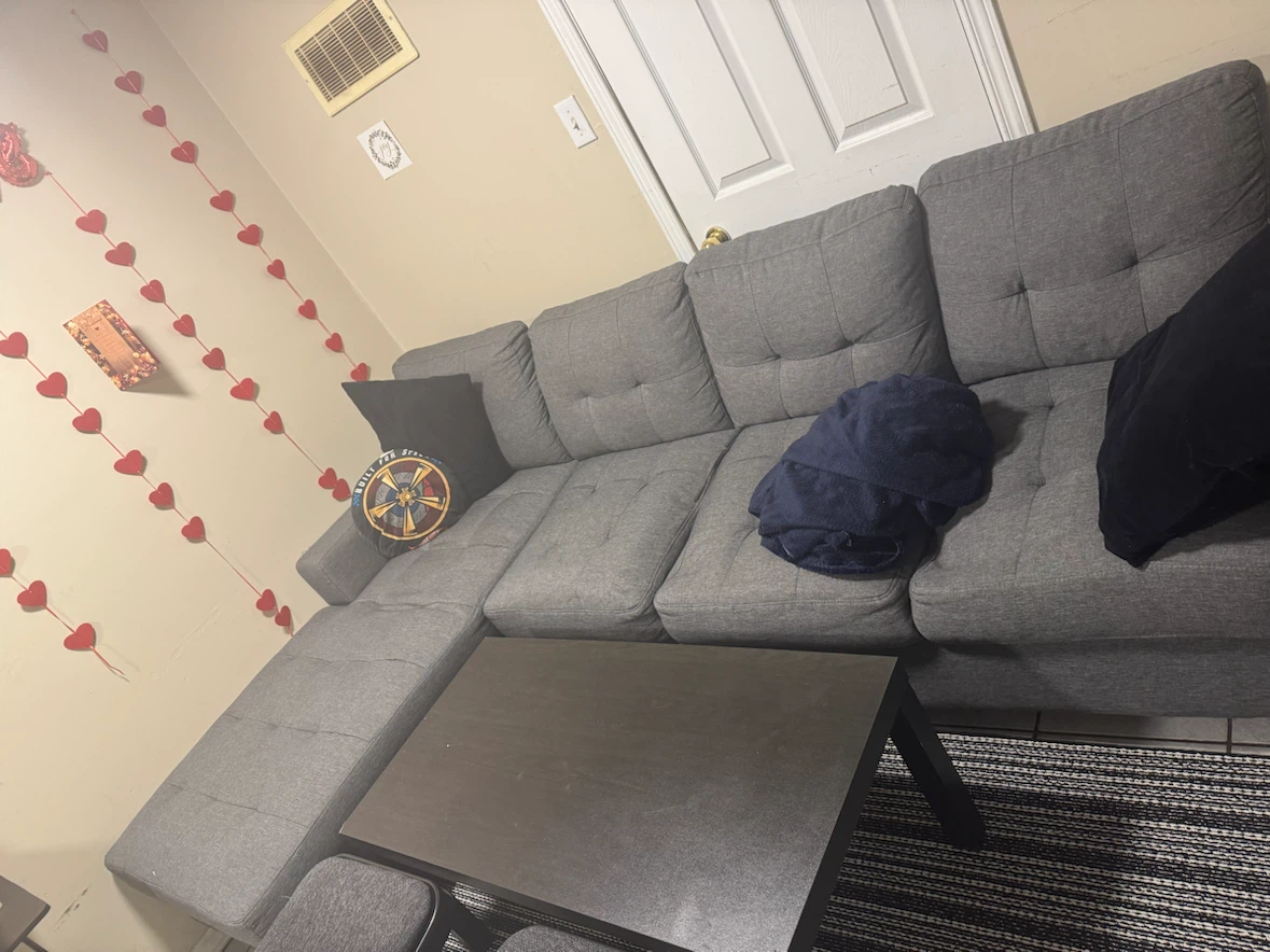 Grey Sectional Sofa - photo 4