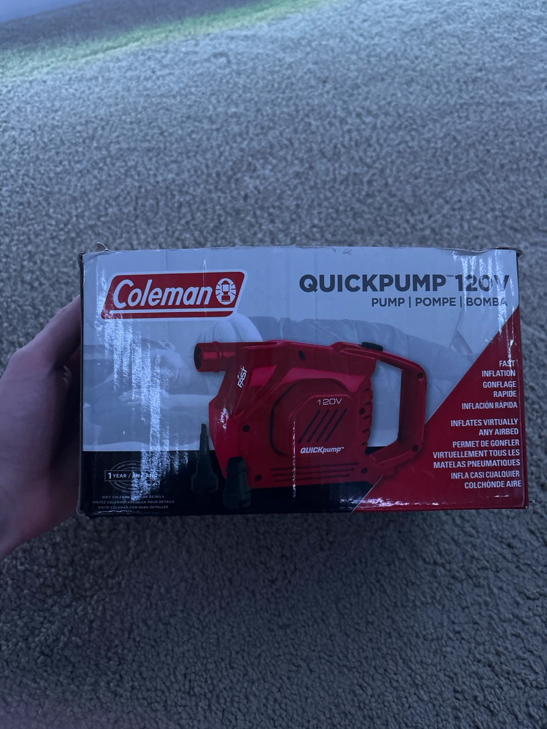 Coleman QuickPump 120V Electric Air Pump