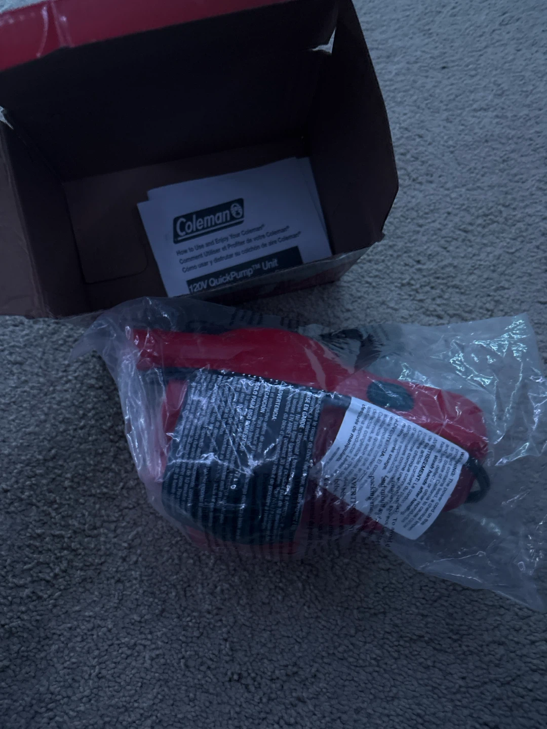 Coleman QuickPump 120V Electric Air Pump - photo 3