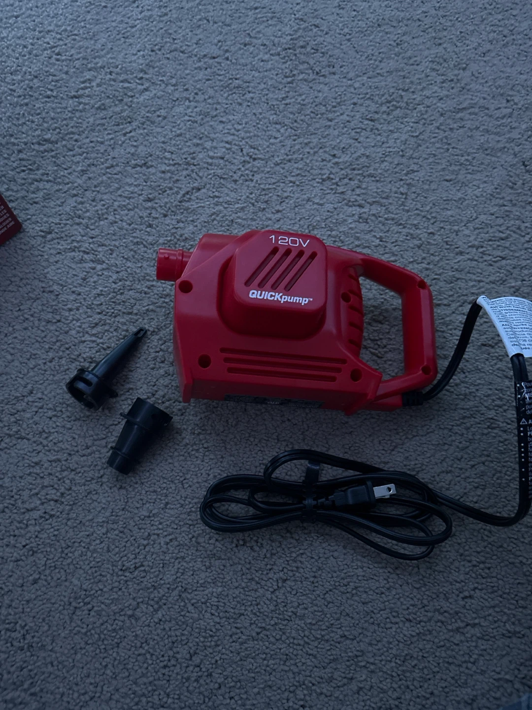 Coleman QuickPump 120V Electric Air Pump - photo 4
