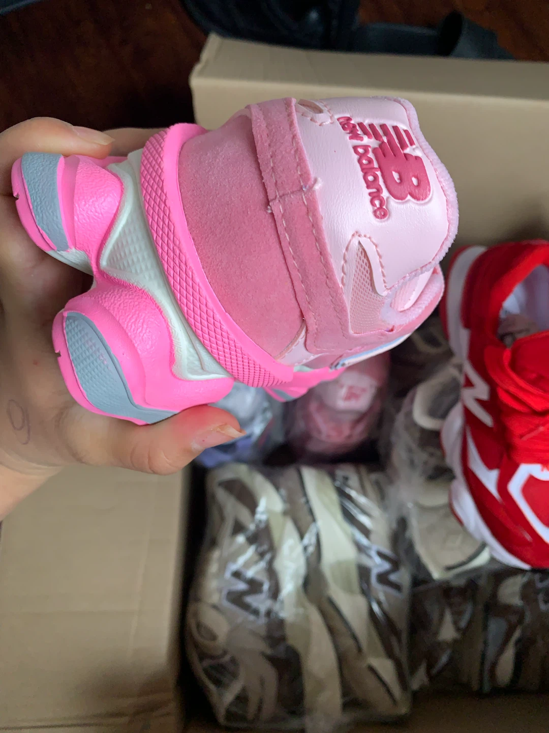 New Balance 9060 Pink Sneakers - photo 4