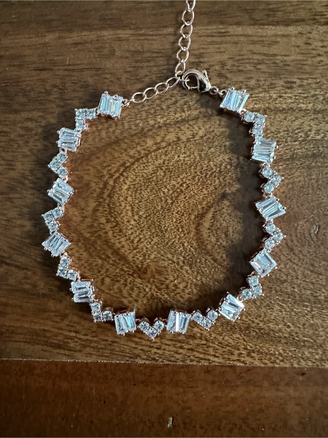 Sparkly Bracelet with Baguette Cut Stones