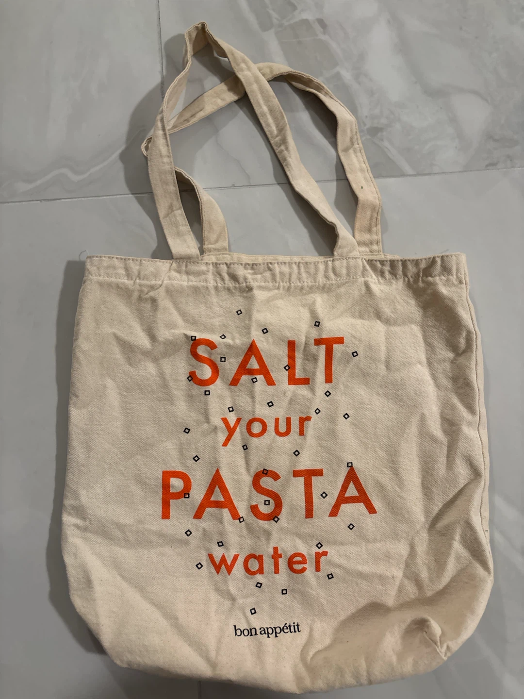 “Salt Your Pasta Water" Tote Bag