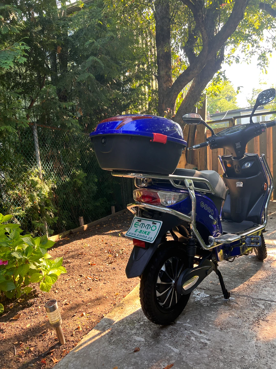 Emmo E- bike Blue with Storage Box - photo 3