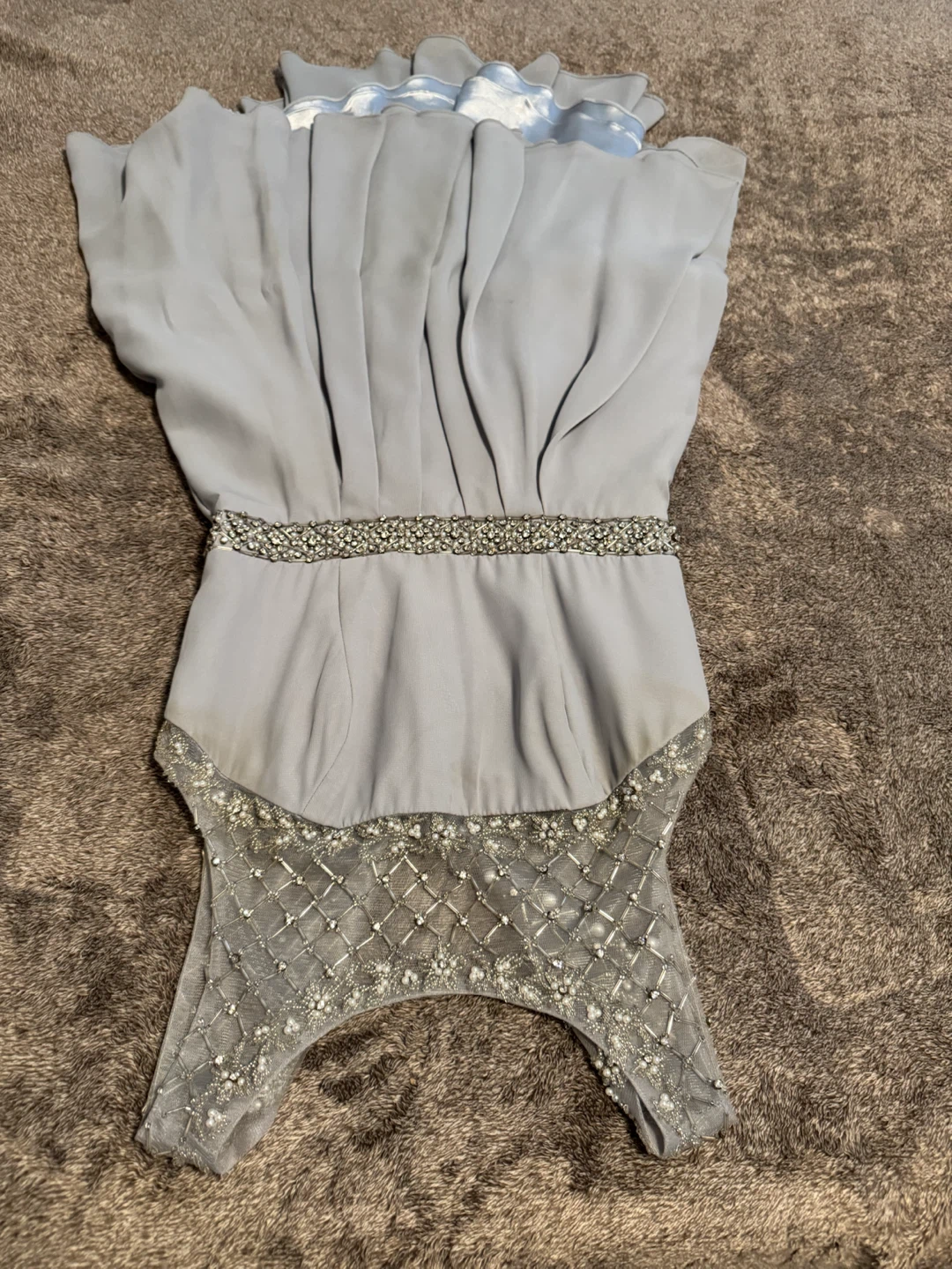 Light Blue Embellished Dress