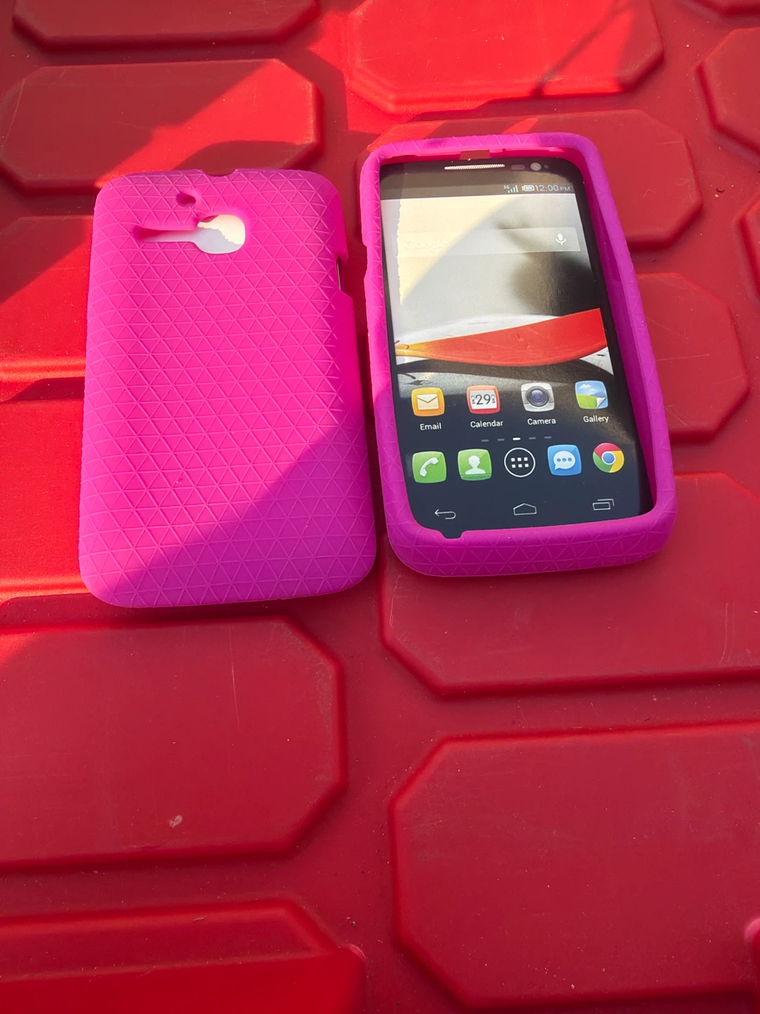 Pink Silicone Phone Case