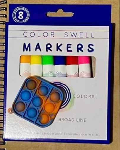 Art Bundle - Markers, Stickers, Fidget Toy