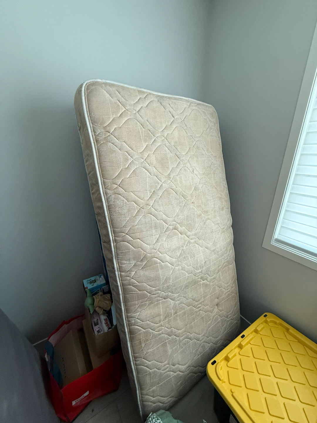 Blue and Beige Mattress