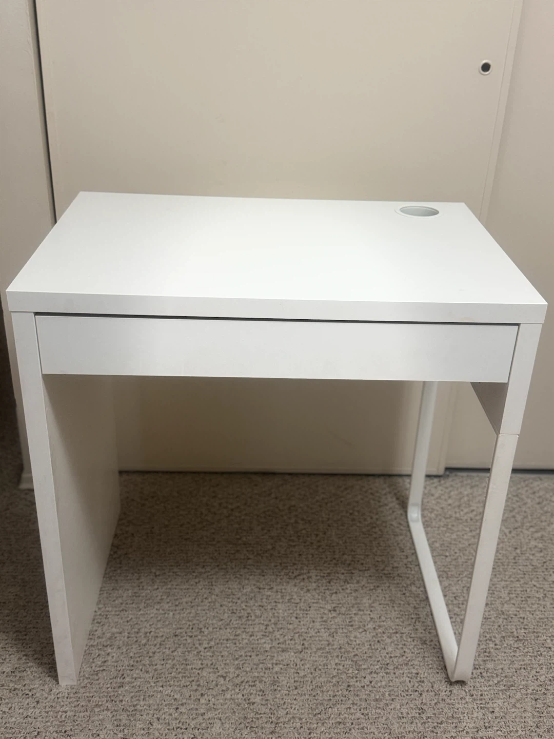 IKEA White Desk with Drawer