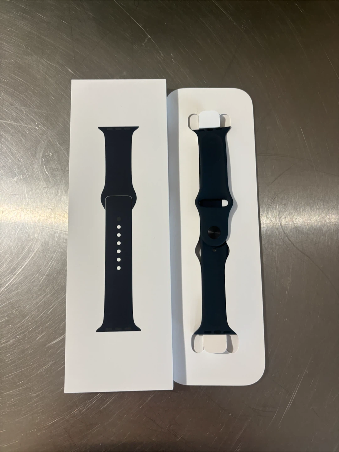 Apple Watch Sport Band - Black, Stainless Steel Pin, 46MM M/L. - photo 2