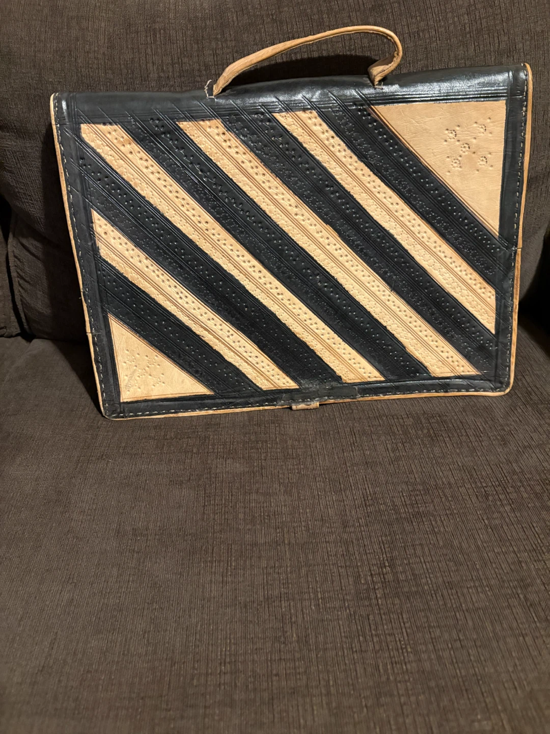 Vintage Leather Portfolio Bag 100% leather - photo 2