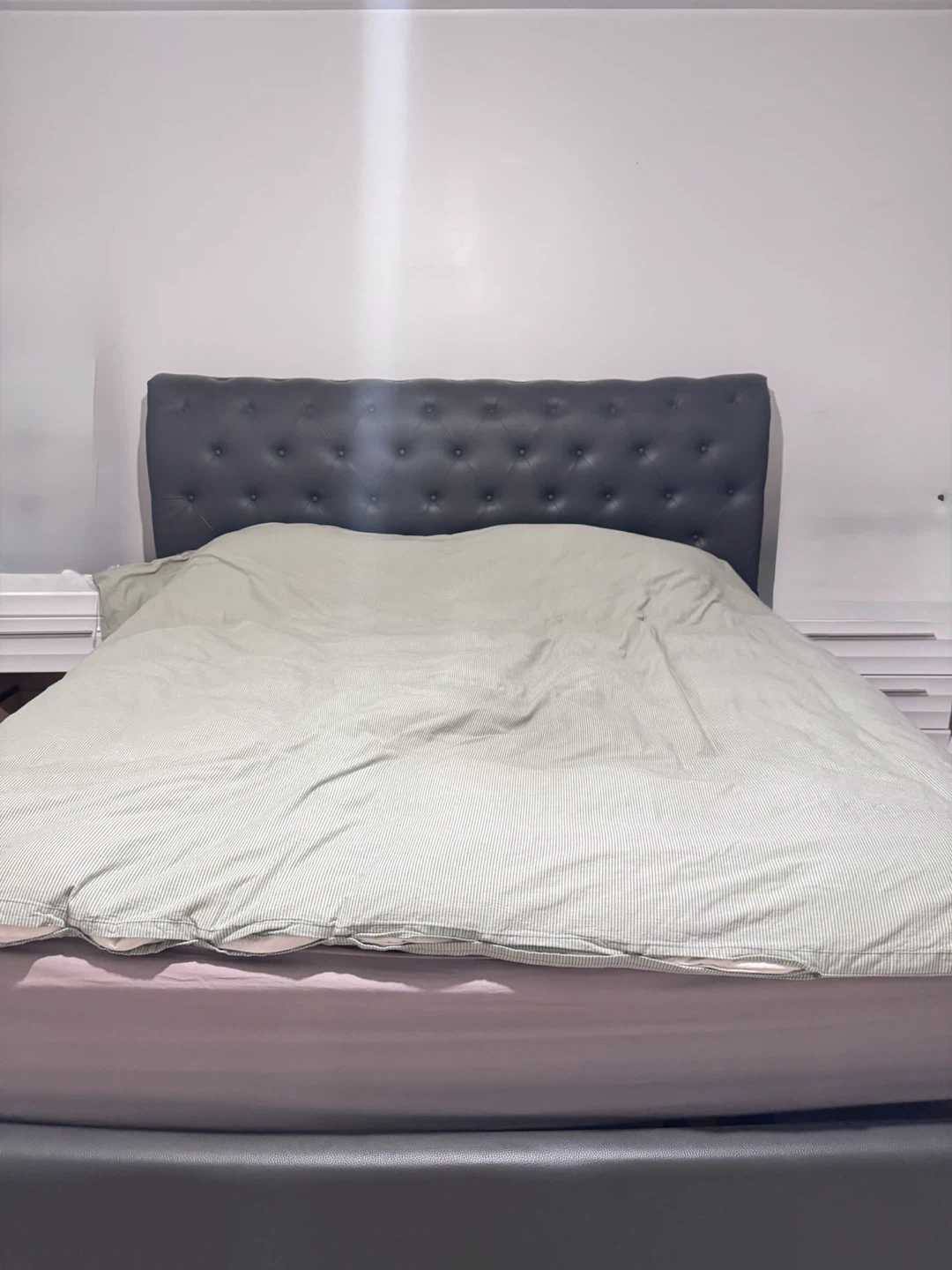 The Brick King Size Tulsa Upholstered Platform Bed