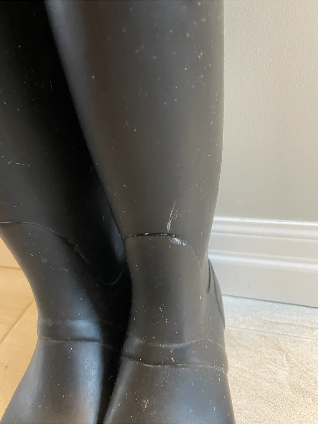 Hunter Original Tall Rain Boots Black Women's Size 5 - photo 2