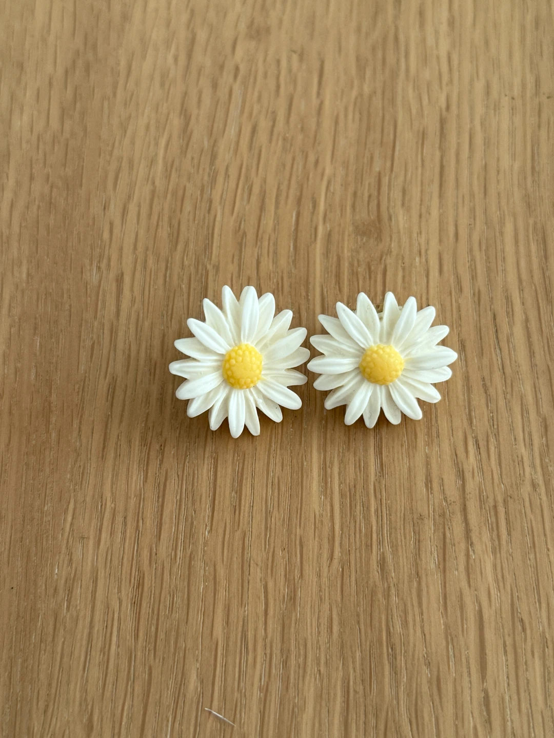 Daisy Flower Clip-On Earrings - photo 3