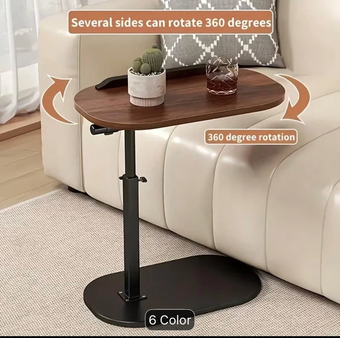 Adjustable Laptop Table with 360 Rotation - photo 2