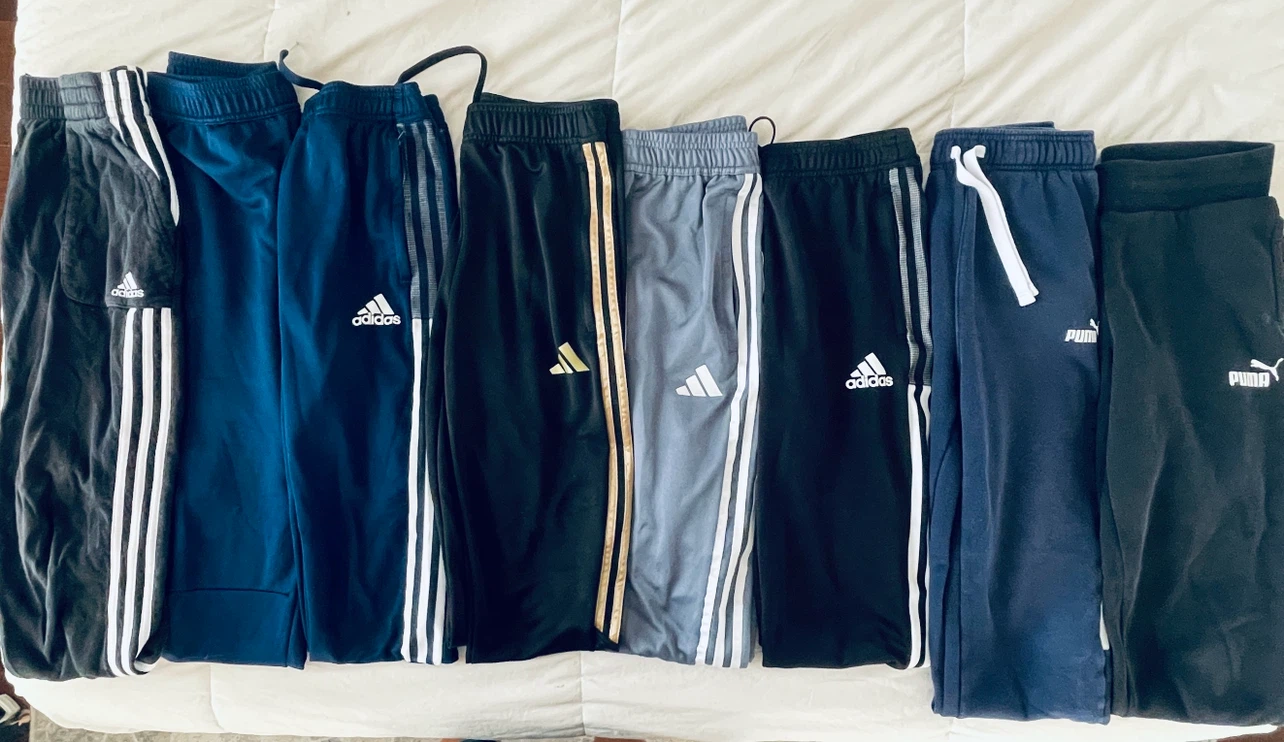 Bundle of 20 kids' athletic wear: Adidas, Puma fits 13-14y