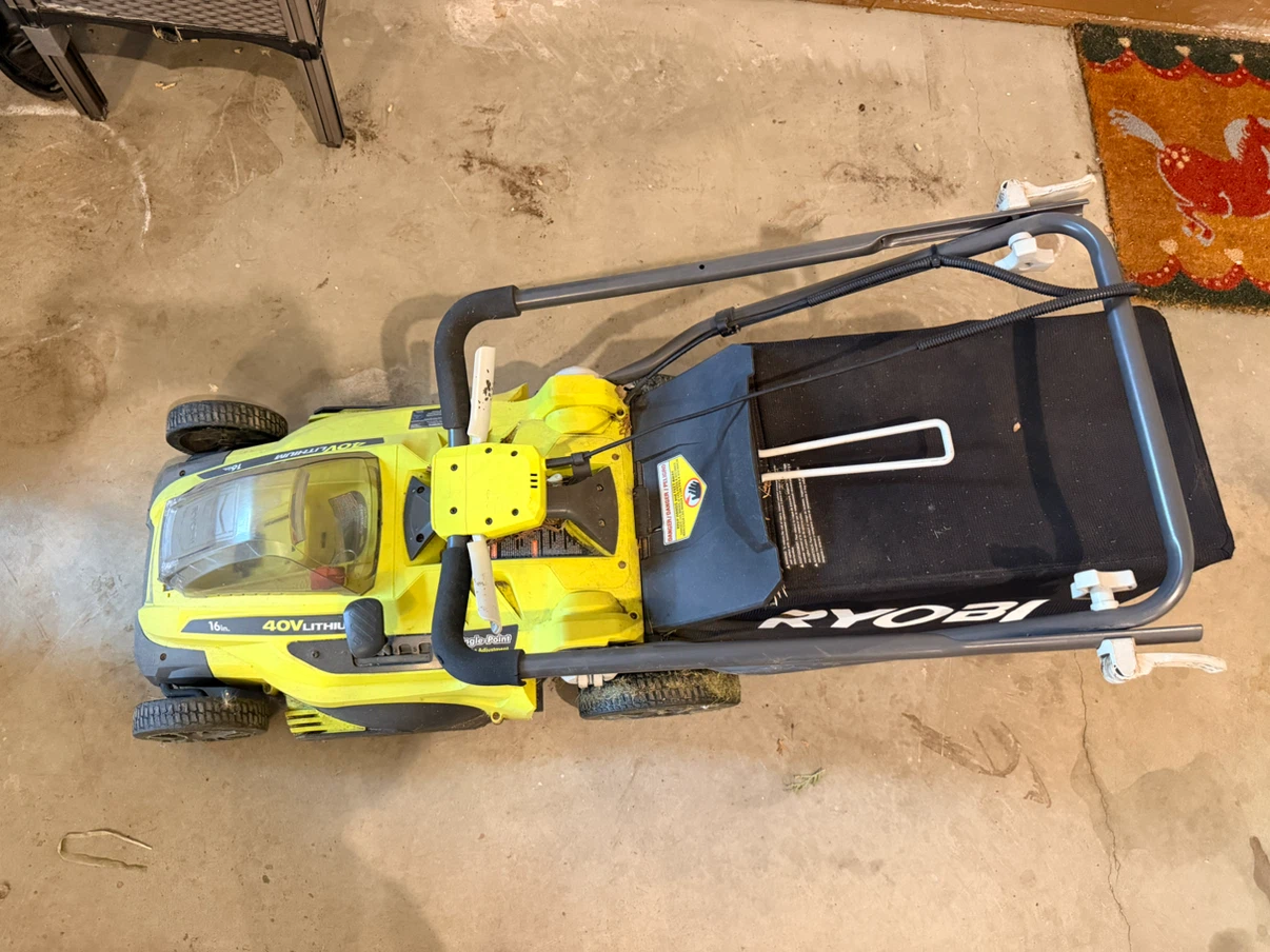 FREE — Ryobi 16” Lawn Mower — Needs Repair / Good for Parts - photo 5