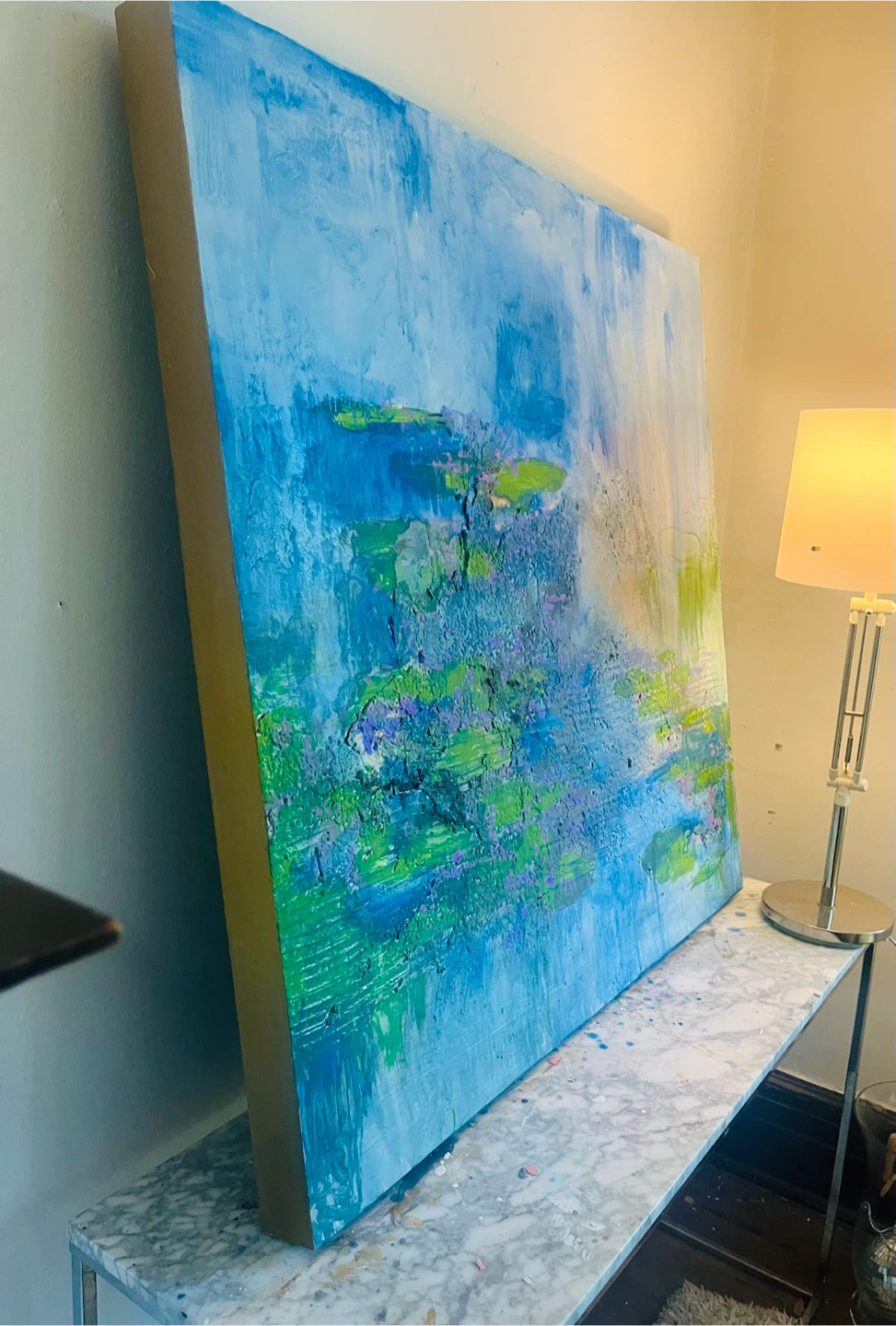 Original Abstract Painting 41x41” - photo 3