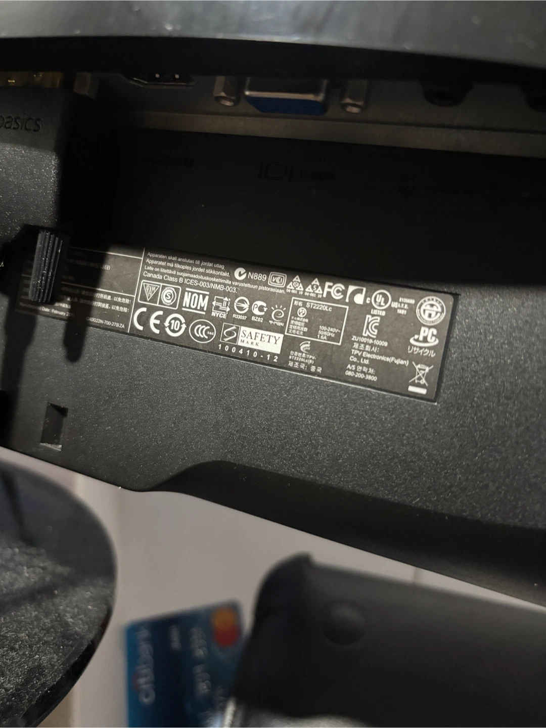 Dell 21.5" Full HD LED Monitor (ST2220Lc) - photo 2