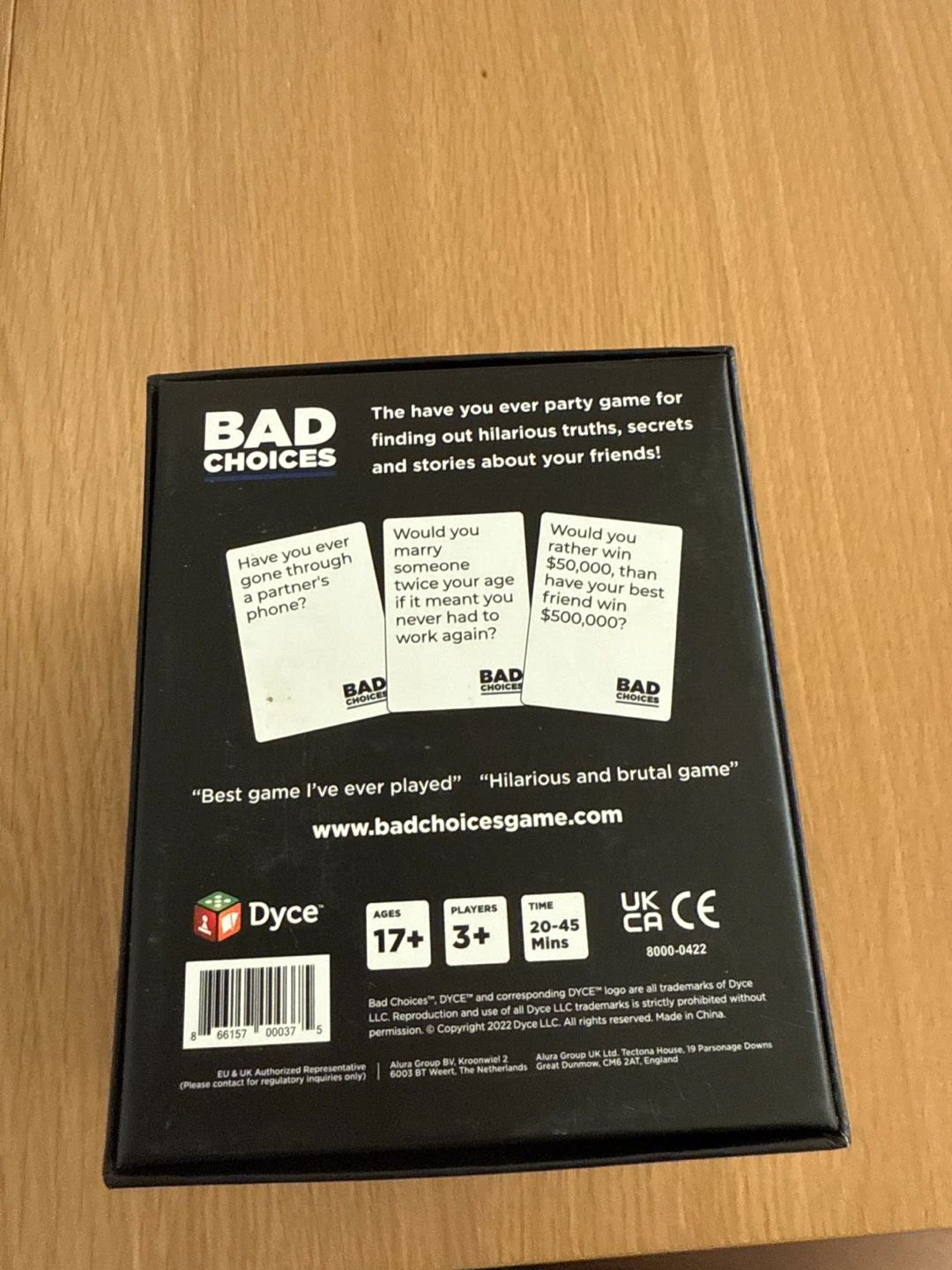 Bad Choices The Have You Ever? Party Game - photo 4