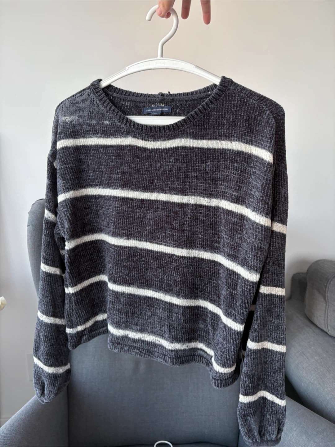Aerie Striped Long Sleeve Sweater