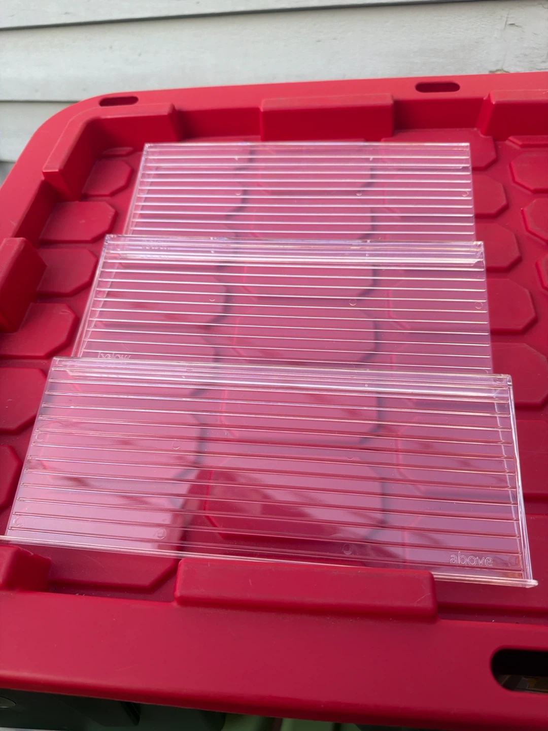 Clear Plastic Drawer Organizers (Set of 8)