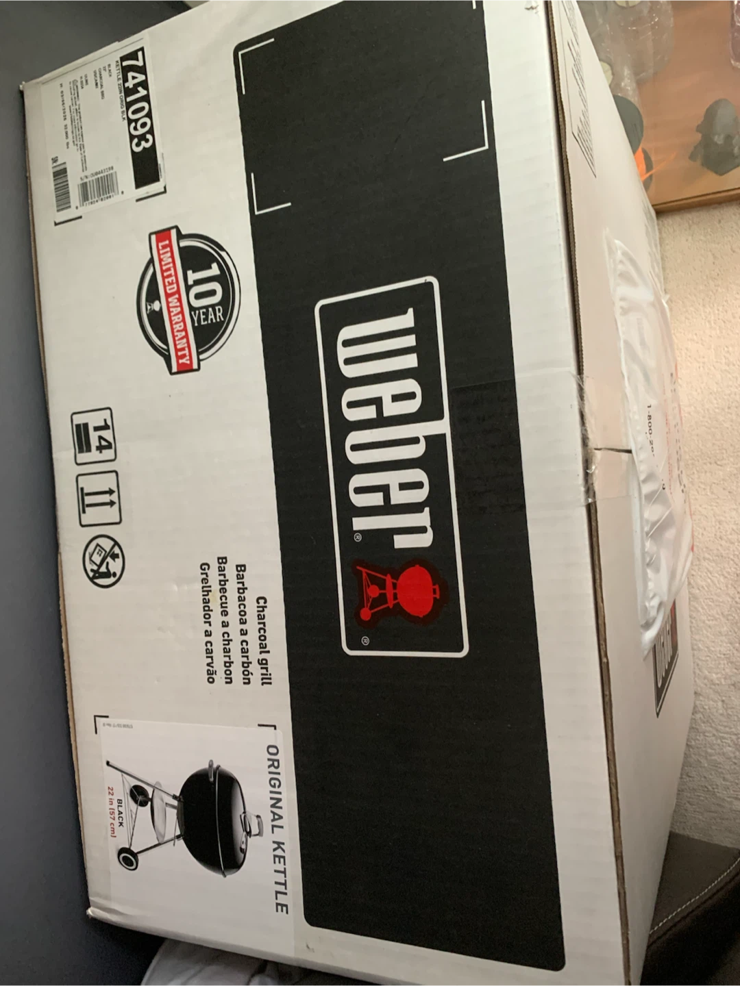 Weber Original Kettle Charcoal Grill - Black (22 inch) - photo 3