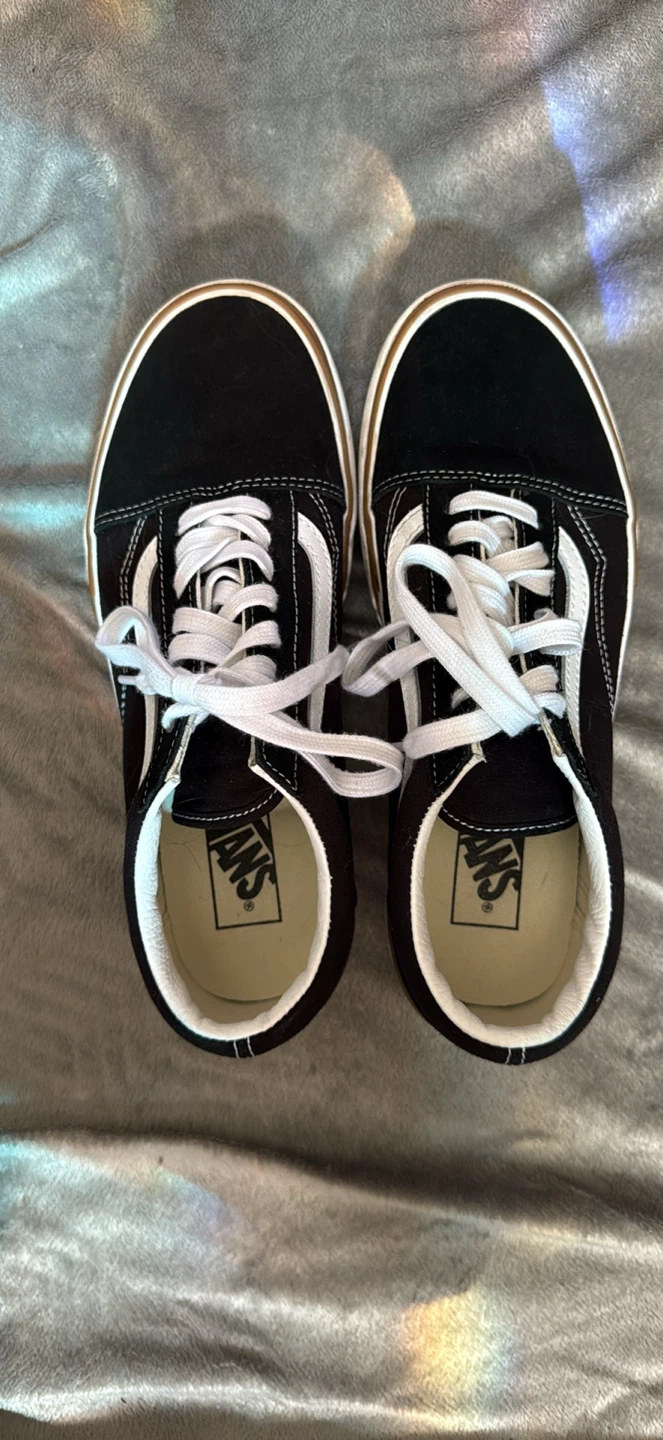 Vans Old Skool Platform "Stacked" Black White Shoes - photo 3