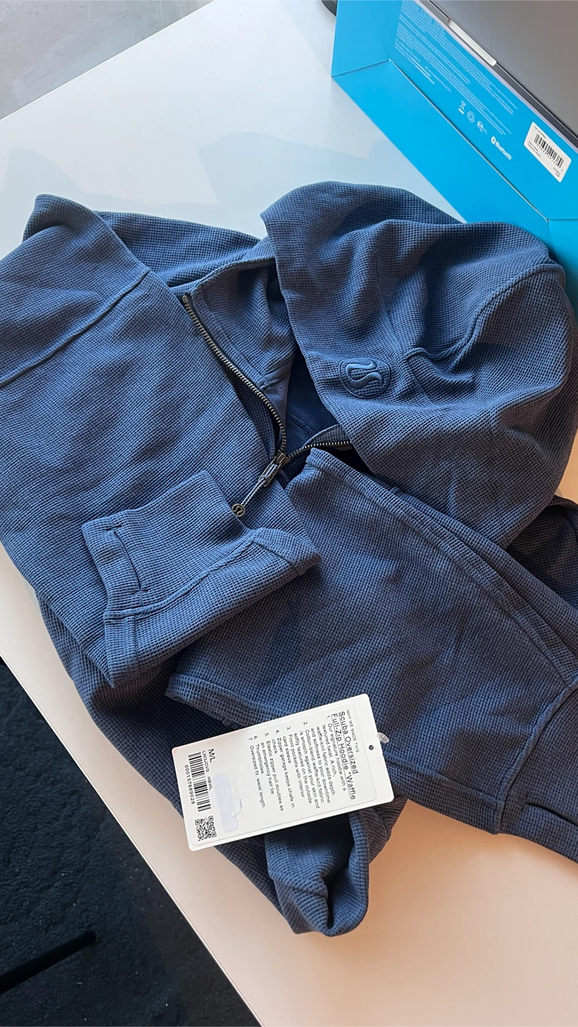 (NEW) Lululemon Waffle Scuba Hooded M/L - photo 4