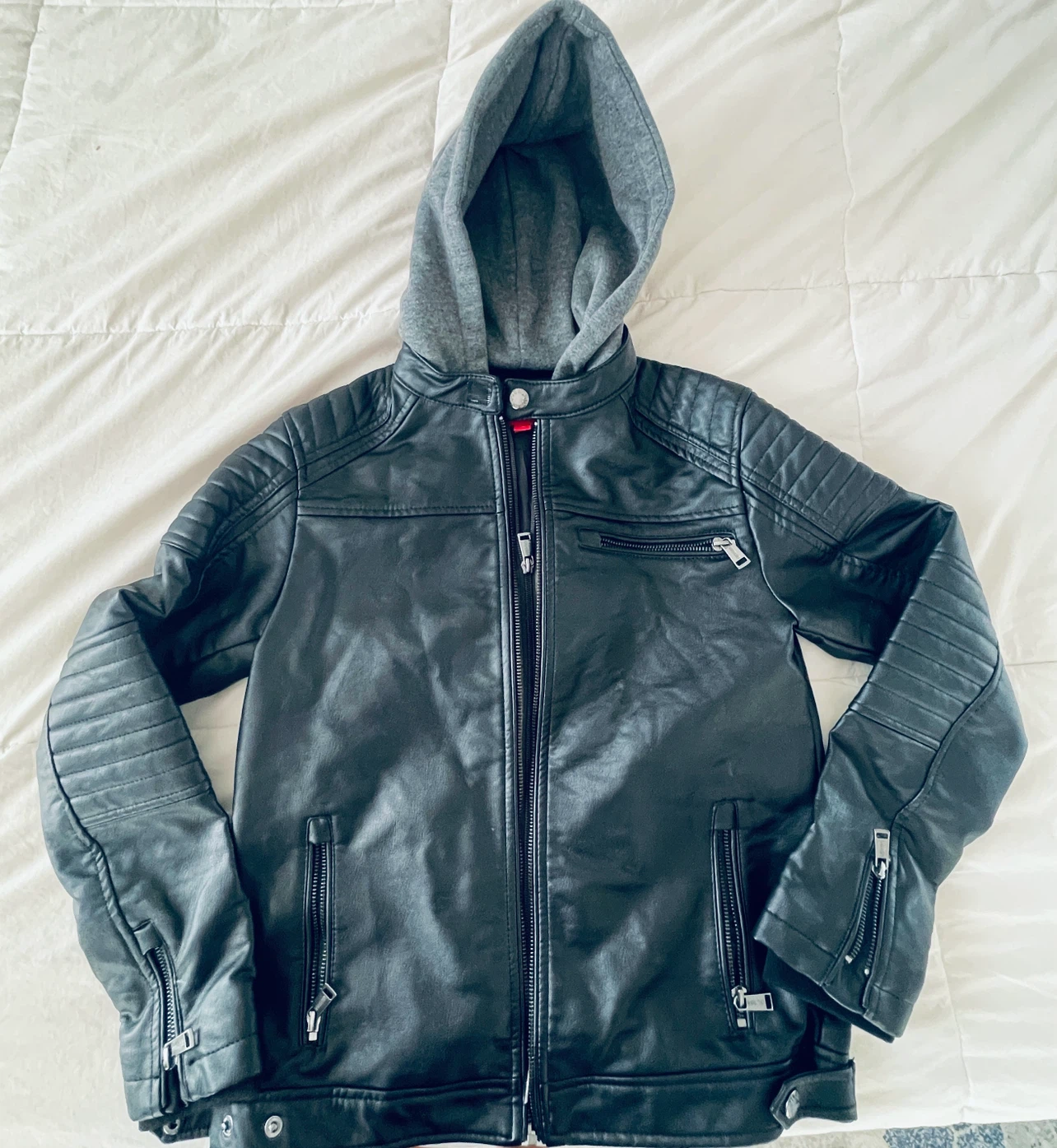 Boy’s fall jacket with polo shirt bundle kids size 14-16
