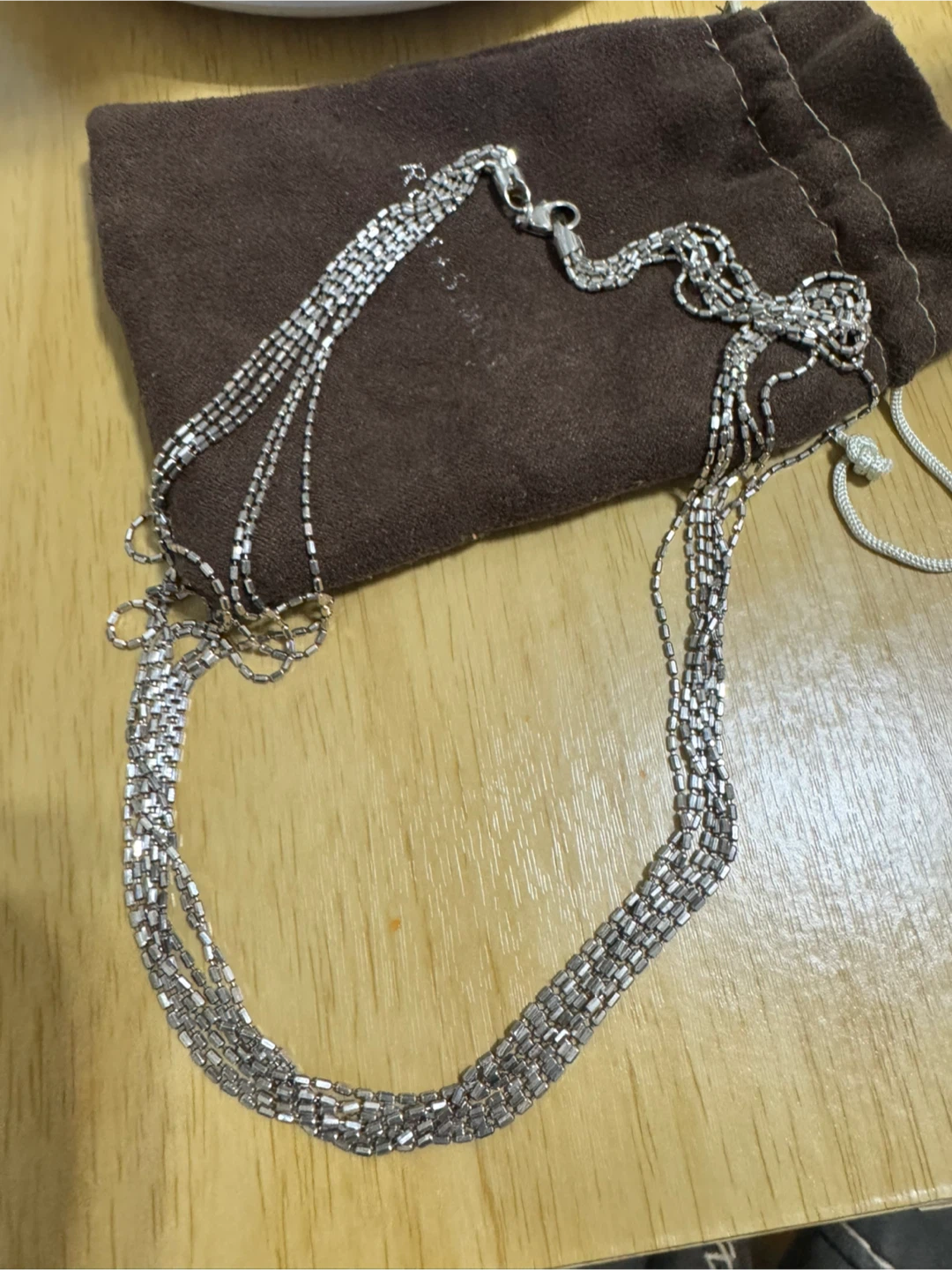 Ross-Simons Silver Tone Multi-Strand Necklace