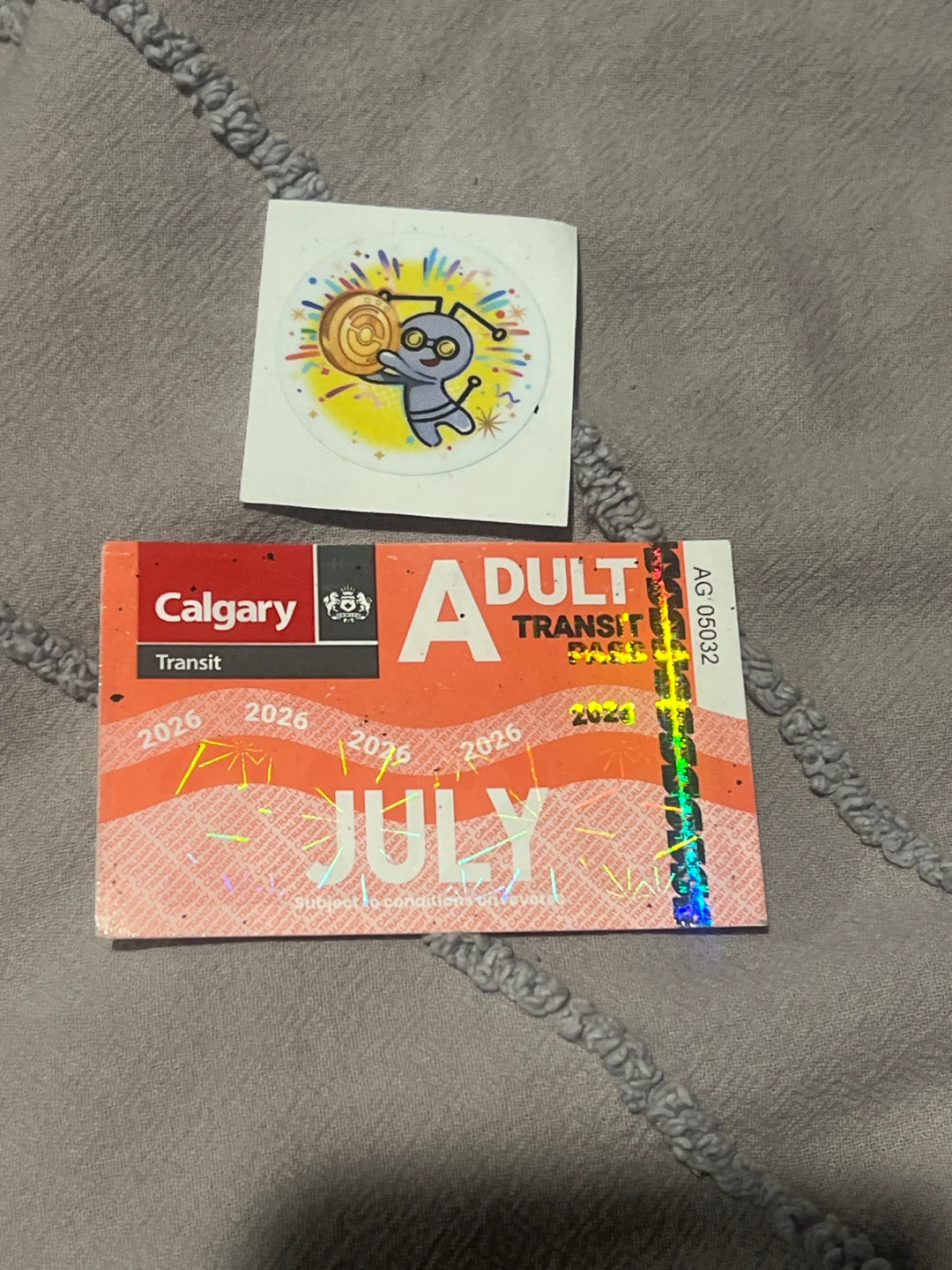 Calgary Transit Adult Monthly Pass - July 2026