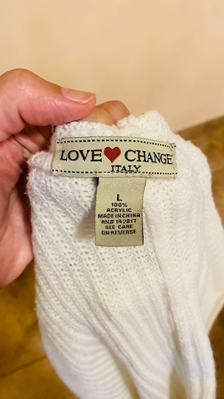 Love change size large hoodie sweater - photo 5