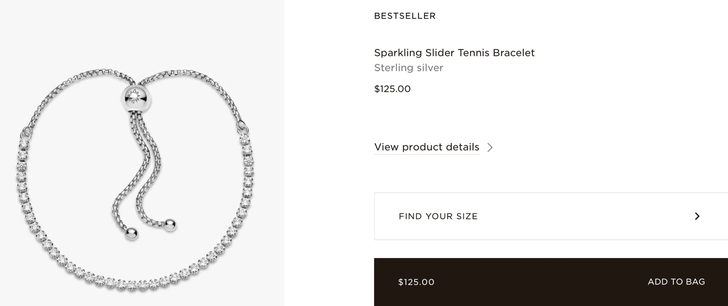 Pandora Sliding Tennis Bracelet - photo 4