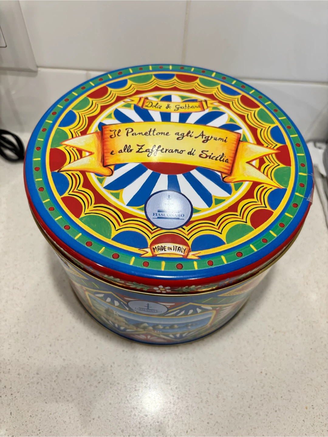 Fiasconaro Dolce & Gabbana Panettone Tin