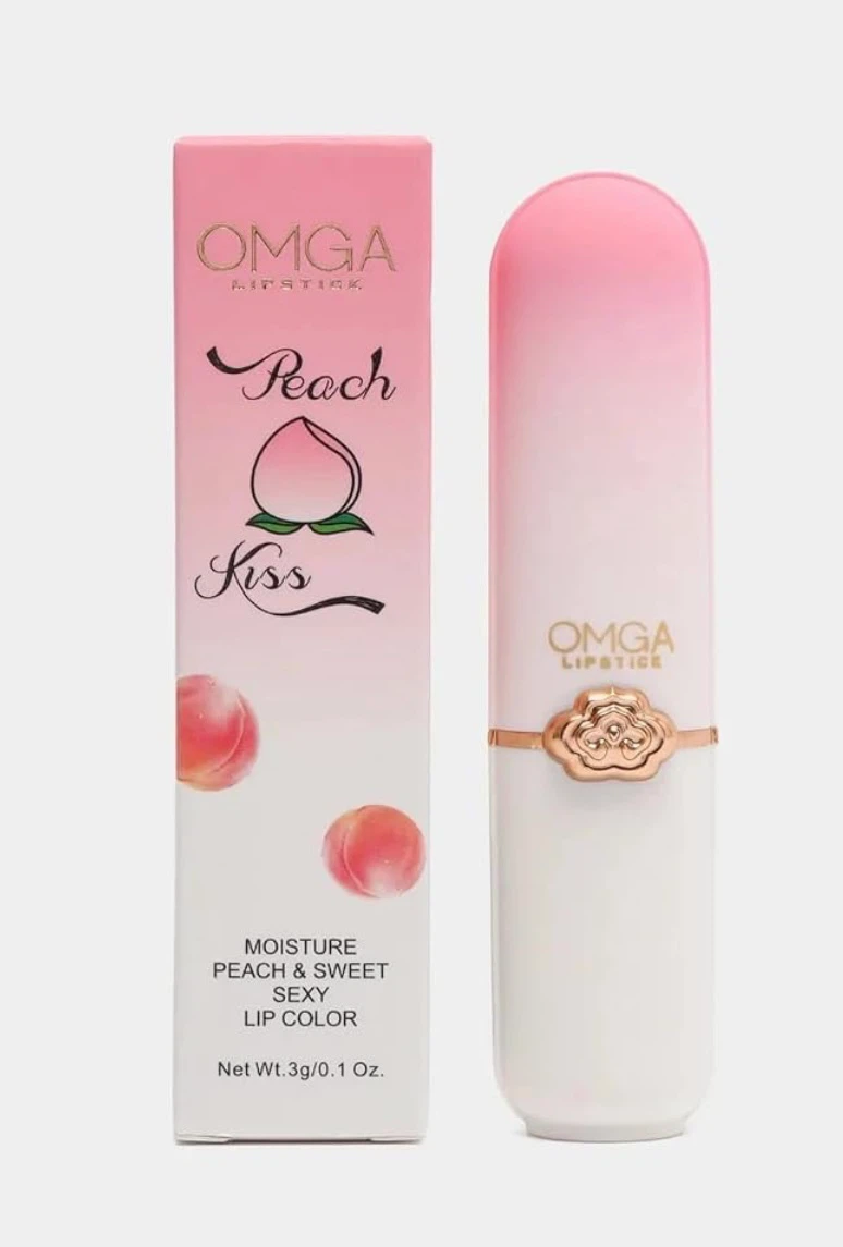 OMGA Peach Kiss Lipstick