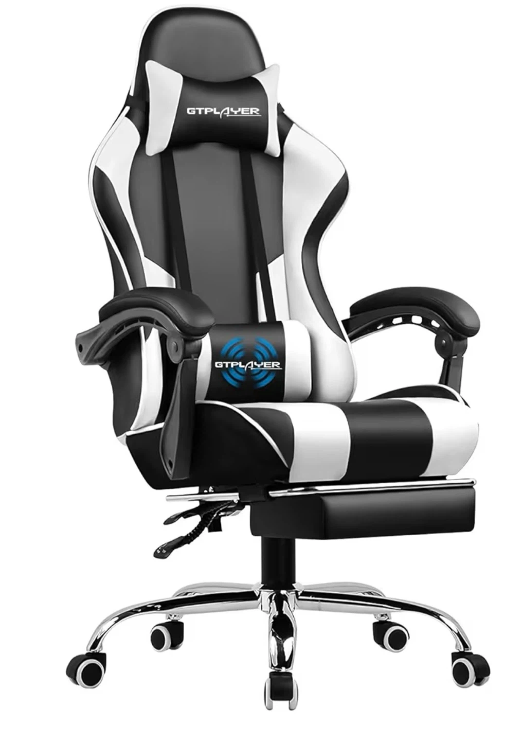 GTRACING Gaming Chair - Black and White - photo 2